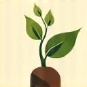 Ícone de um crescimento de plantas ou uma árvore, com novas folhas, indicando 'Most Significant Change'.